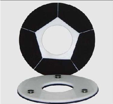 晶面翻新机标准配件：钻石垫转盘，针座。