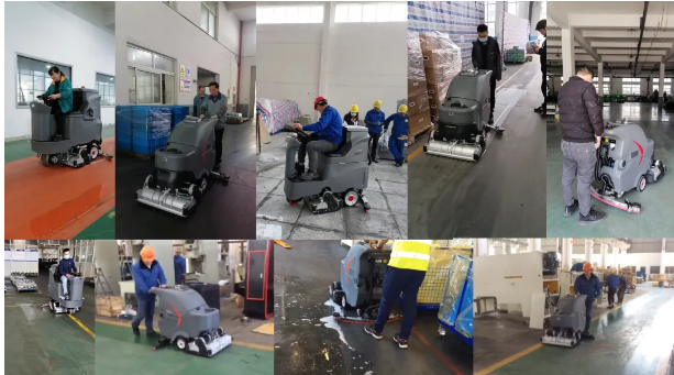 高美洗扫一体机，助力工厂地面高效清洁